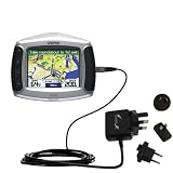 International Wall / AC Charger for the Garmin Zumo 400 - Gomadic Brand w/ TipExchange Technology