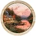 Set of 4 Sandstone Coasters - The End of a Perfect Day