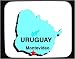 Decorated Mouse Pad with map, vector, eps