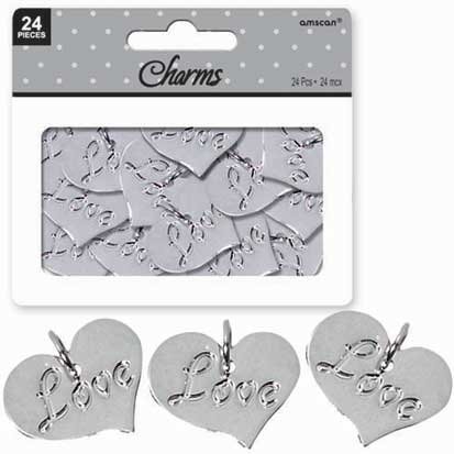 Love Favor Charms 24ct