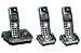 PANASONIC KX-TG7233EM TRIO CORDLESS ANSWER MACHINE PHONE with Caller Display, Hands-free speakerphone & Answer Machine Voicemail