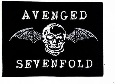 Avenged Sevenfold Skull Bat Heavy Metal Rock Punk Music Band Logo Polo T Shirt Patch Sew Iron on Embroidered Badge Sign Costum. New with High Quality for Your Cloth By Jupeter