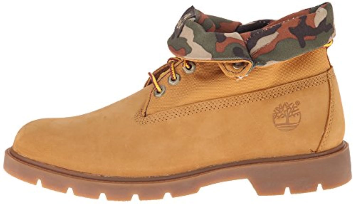timberland camo roll top boots