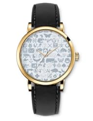 SPRAWL Aanalog Fashion Series Gold Ladies Watches of Genuine Black Leather Strap,Unique Wrist Watch for Women Girls Designed with Necessities
