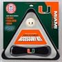 Miami Hurricanes Billiard Accessories Kit - includes Triangle Rack, Cue Ball and Brush