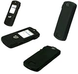 CELLET BLACK SILICONE CASE RUBBER COVER for MOTOROLA SLVR L7 - RETAIL PACKAGING