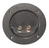 R/T - Deluxe Round Screw-in Speaker Terminal Cup w/Banana Type 5-Way Binding Posts