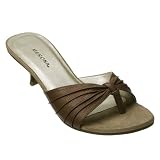 Women's Merona® Wimina Heeled Thong Sandals - Brown