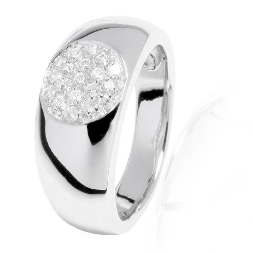 Rafaela Donata Argento Classico Damen-Ring 925 Sterlingsilber Zirkonia weiss 56 60800058 Preisvergleich