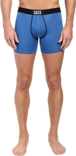 Saxx Mens Vibe Modern Fit Boxers Underwear Large Electric