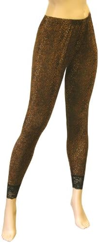 Thermal Silk "Call of the Wild" Leopard Lace Pant by Mary Green (Small)
