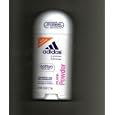 [2 PACK] Adidas Absorbent-Deo Wetness Control for Women,Pure Powder larger size 2.6 oz ALUMINUM FREE!