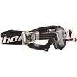 Thor MX Bomber Adult Dirt Bike Motorcycle Goggles w/ Free B&F Heart Sticker Bundle - Black