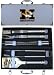 NCAA Missouri Tigers 8pc. BBQ Set w/Case