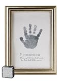 The Grandparent Gift Co. Growing in Faith Handprint Frame, Baby Christening by The Grandparent Gift 