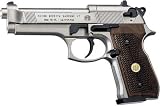 Beretta 92FS, Nickel, Wood Grips air pistol