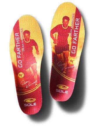 Sole Unisex Dean Karnazes Signature Edition Insole,Red/Yellow,Men's 10.5-11 M/Women's 12.5-13 M