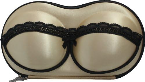Elleables® Portable Protect Bra Underwear Lingerie Case Travel Organizer (Beige)
