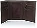 Levi's Men's Leather Trifold Two-Tone Wallet