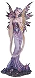 Purple Fairy With Masquerade Collectible Figurine Decoration Statue