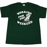 Simpsons Homer Working For The Weekend Mens T-Shirt