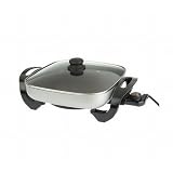 Cook's Essentials 11.5" Square Nonstick Elec. Skillet