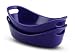 Rachael Ray Bubble and Brown 12-Ounce Stoneware Personal Au Gratin Dish, Set of 2, Blue