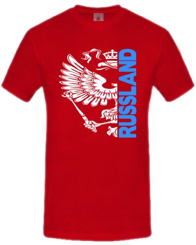 FUSSBALL WM 2014 – RUSSLAND FANSHIRT 3206(H-R) Gr. M
