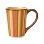 Clay Art Medallion Stripe Mug, Set of 4