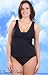 Beach Belle&Acirc;&reg; Black V Neck Tankini - Plus Size Swimwear Plus Size Swimsuit