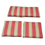 Seating Group Cushions - Set of 3 Fabric: Blue/Green Stripe