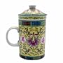 Flowers Brew in a Mug Tea Cup with Infuser