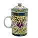 Flowers Brew in a Mug Tea Cup with Infuser