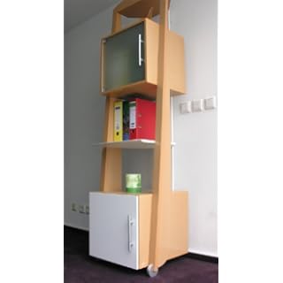Aktenschrank Schrank Regal Bücherregal Mod.SO987 Buche