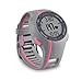 Garmin Damen GPS Sportuhr Forerunner 110 HR - Damen, GPS Trainingscomputer inkl. Brustgurt, grau/ rosa