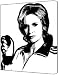 Jane Lynch Sue Large Original Acrylic Painting On Canvas (Not a print) 3-Colour