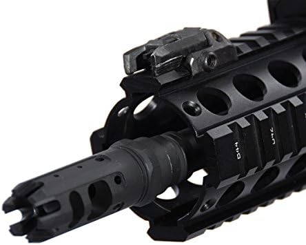 Opticsking .223 5.56 Muzzle Brake Venom Shield Barrel 1/2" x 28 Thread with Free Jam Nut