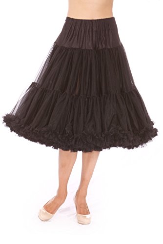 Malco Modes Luxury Tea-Length 50s Chiffon Petticoat; 26