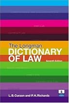 Longman Dictionary of Law