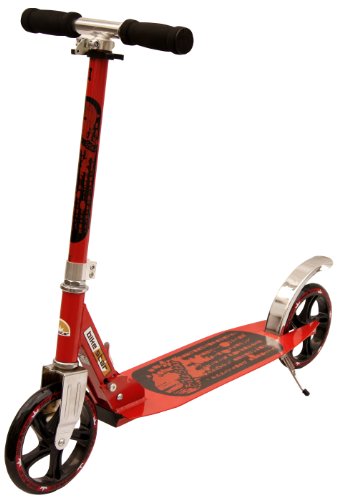 bike*star 205mm Aluminium Scooter Roller - Farbe Rot bike*star 205mm Aluminium Scooter Roller - Farbe Rot