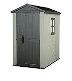 UPC 731161037450 product image for KETER Factor Resin Shed, 4 by 6-feet | upcitemdb.com