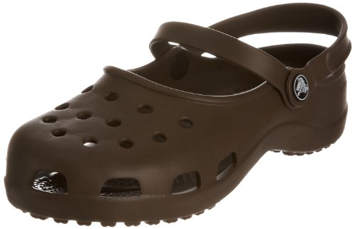 crocs Women's Mary Jane,Chocolate,11 M