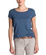 edc by ESPRIT Damen T-Shirt, 082CC1K034, Gr. 38 (M), Grau (dark granit 012)