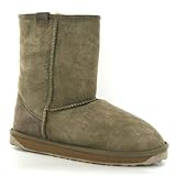 Emu Stinger Lo Mashroom Sheepskin Leather Damen Boots Size 42 EU