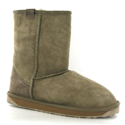 Emu Stinger Lo Mashroom Sheepskin Leather Damen Boots Size 42 EU