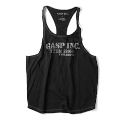 GASP - Deep Cut Tank - Schwarz Gr��e M
