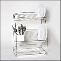 Stainless Steel 3 Tier Plate Rack by Delfinware