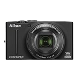 Nikon COOLPIX S8200 16.1 MP CMOS Digital Camera with 14x Optical Zoom NIKKOR ED Glass Lens and Full HD 1080p Video (Black)