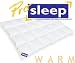 PRO SLEEP - 975.50.007 WARM Daunendecke 4x6 Karos / 155x220 cm / 1.200 gr.