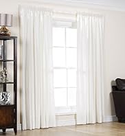 Faux Silk Pencil Pleat Curtains